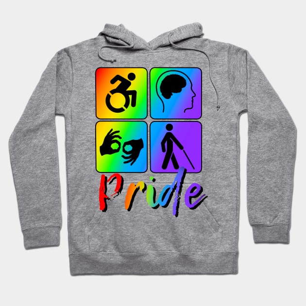 Disability Pride Hoodie by Dissent Clothing